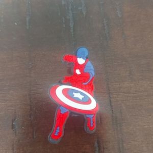 Captain America Crocs Charm.